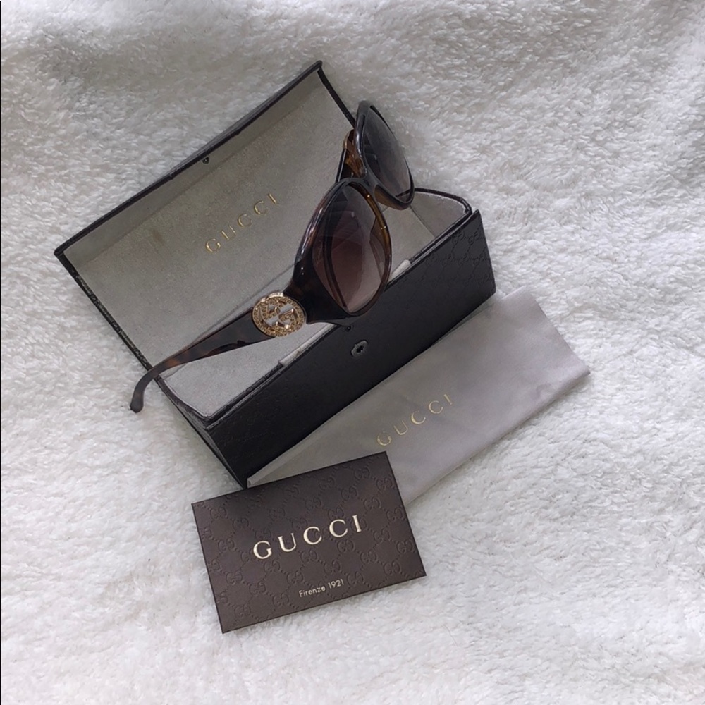 Gucci Tortoise Sunglasses